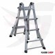 Double ladder with different heights from 1.00 meters to 3.35 meters, Turkish GAGSAN