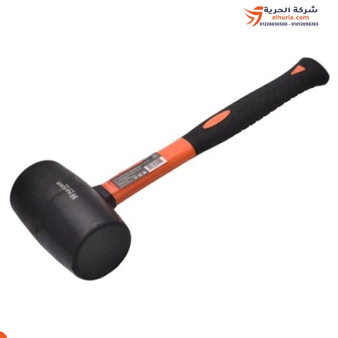 Hard rubber 450 grams, black fiber handle, HARDEN brand