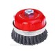 Braided cup brush, 15,000 rpm, 14-100 mm, Italian SIT brand