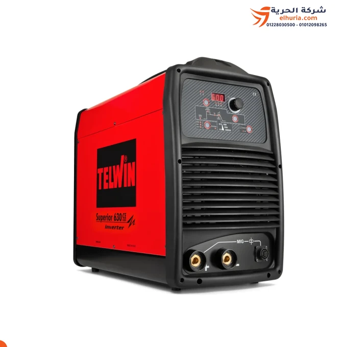 Telwin inverter welding machine, 3 phase, 600 amps - model TELWIN SUPERIOR 630CE-MMA